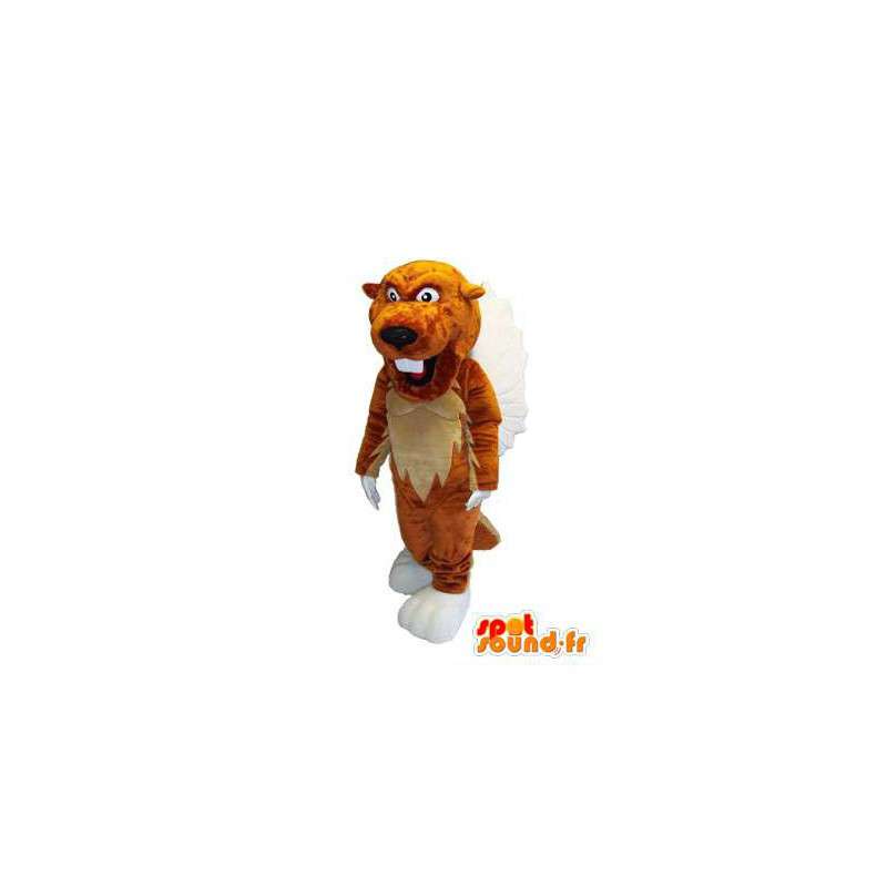 Mascotte de personnage tigre en peluche déguisement pour adulte - MASFR005309 - Mascottes Tigre