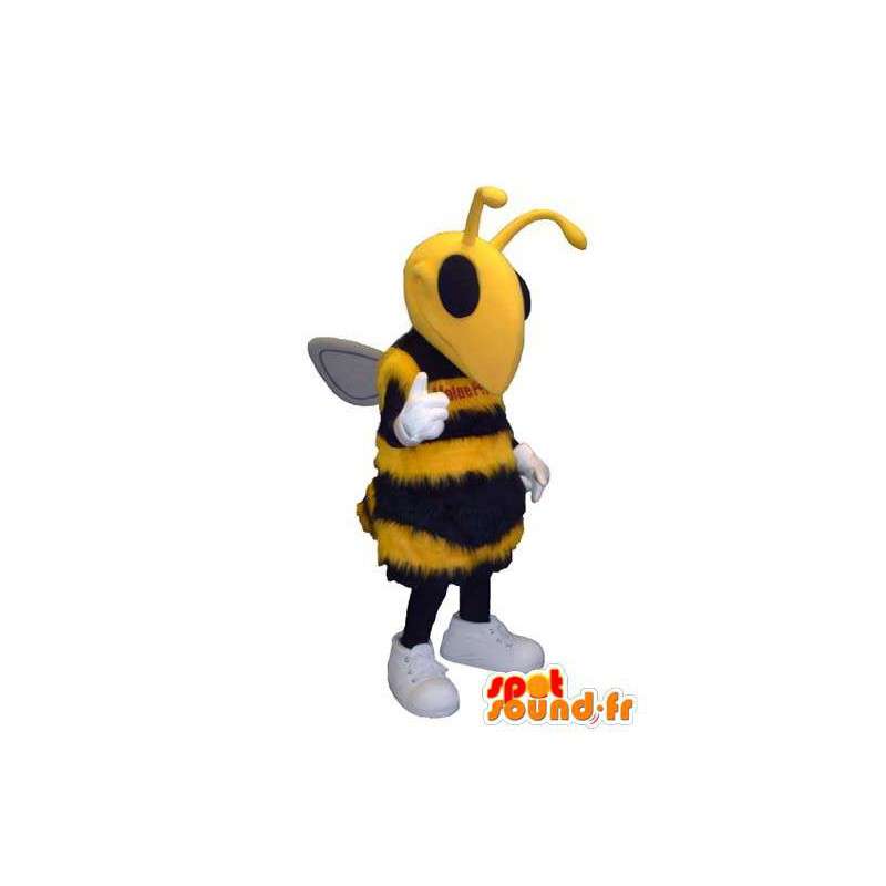 Kostuum mascotte bij of wesp insect - MASFR005313 - Bee Mascot