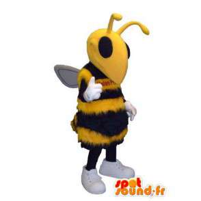 Bi eller hveps insekt maskot kostume - Spotsound maskot