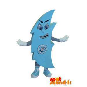 Flash de la mascota del traje de adultos cielo azul - MASFR005332 - Mascotas de objetos