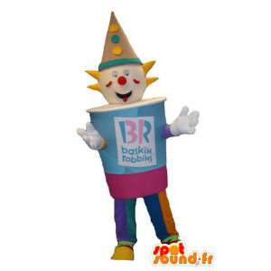 Elf kostuum mascotte ijs merk Baskin-Robbins - MASFR005337 - Kerstmis Mascottes