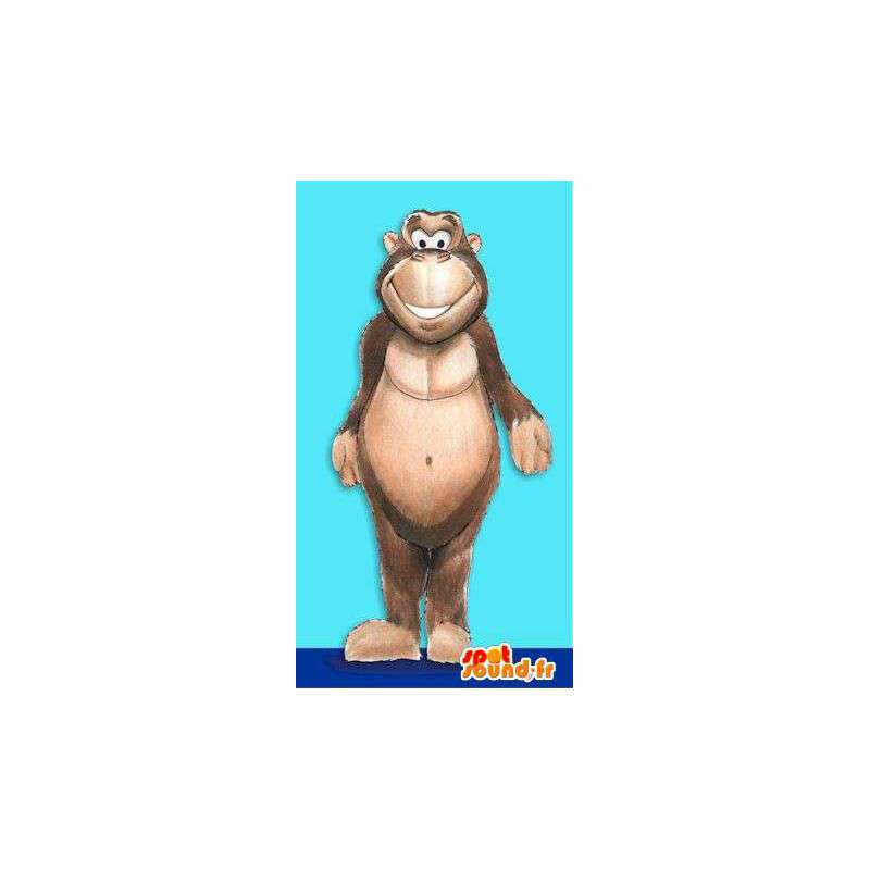Plush mascot character representing a monkey - MASFR005338 - Mascots unclassified