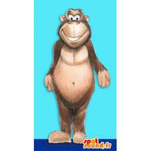 Plush mascot character representing a monkey - MASFR005338 - Mascots unclassified