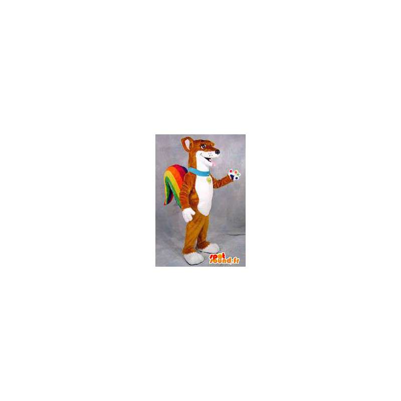 Fox mascot character costume for adults - MASFR005342 - Mascots Fox