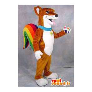 Fox-Maskottchen-Buchstaben-Kostüm für Erwachsene - MASFR005342 - Maskottchen-Fox