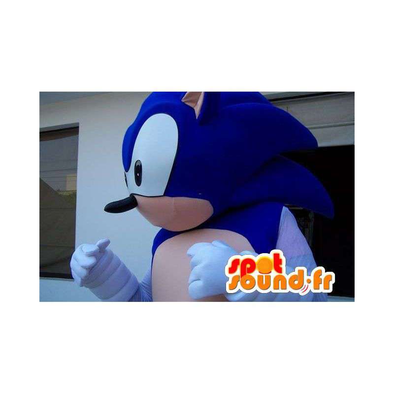 Kostuums voor volwassenen Sonic mascotte - MASFR005344 - Celebrities Mascottes