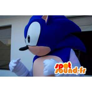 Kostume til voksen maskot karakter Sonic - Spotsound maskot