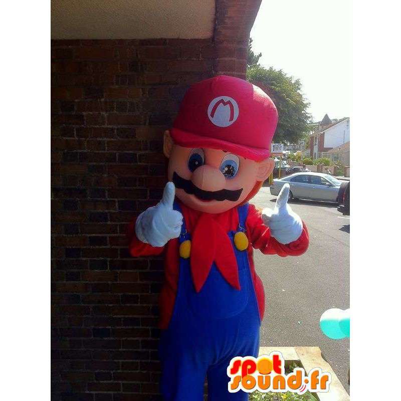 Mascotte karakter Mario Bros. kostuum voor volwassenen - MASFR005349 - Mario Mascottes