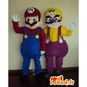 Mascotte karakter - Mario Bros - Wario - vermomming - MASFR005350 - Mario Mascottes