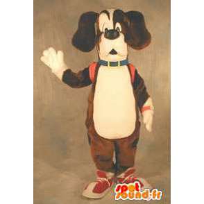 Koira merkki maskotti puku aikuisille - MASFR005361 - koira Maskotteja