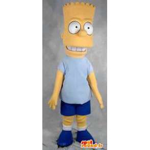 Karaktermaskot Bart Simpson berømt karakter - Spotsound maskot
