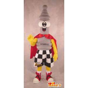 Mascot karakter kostyme forkledning sjakk - MASFR005377 - Maskoter gjenstander
