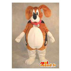 大人の犬のキャラクターコスチューム-MASFR005382-犬のマスコット
