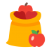 Mascotes de frutas e vegetais