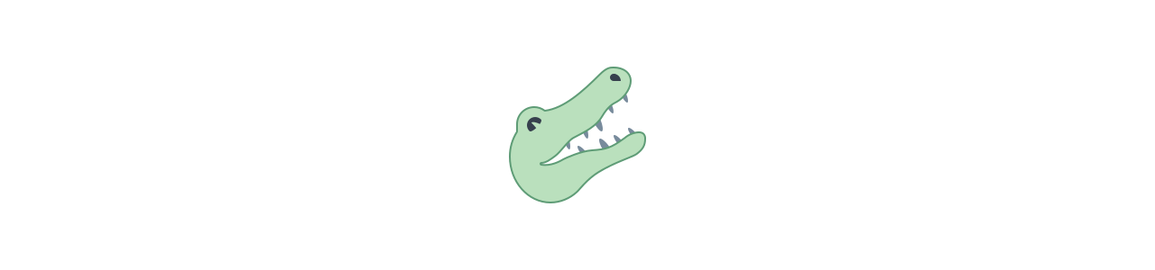 Krokodille maskot - Jungledyr - Spotsound