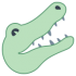 Krokodil mascotte