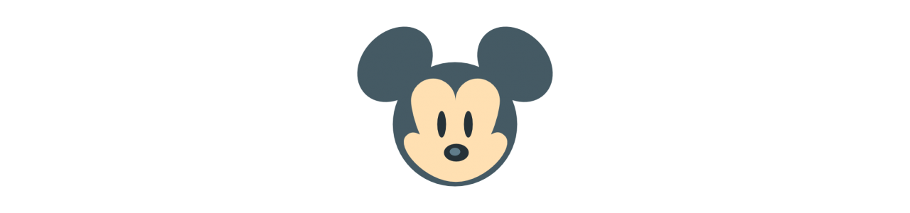 Mascotte di Topolino - Mascotte di personaggi