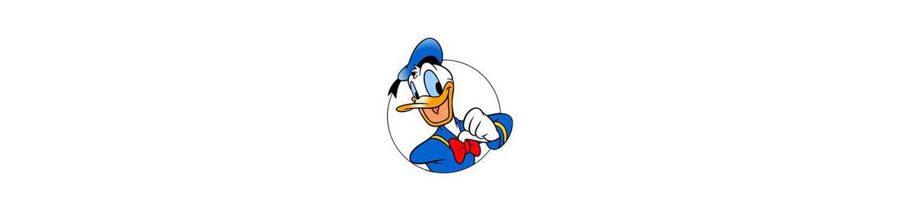 Donald Duck maskotar - Berömda karaktärer