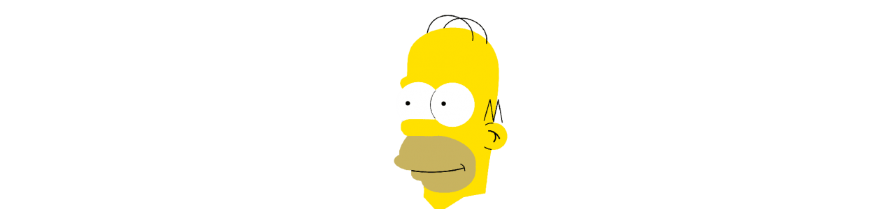 Mascottes Les Simpson - Mascottes Personnages