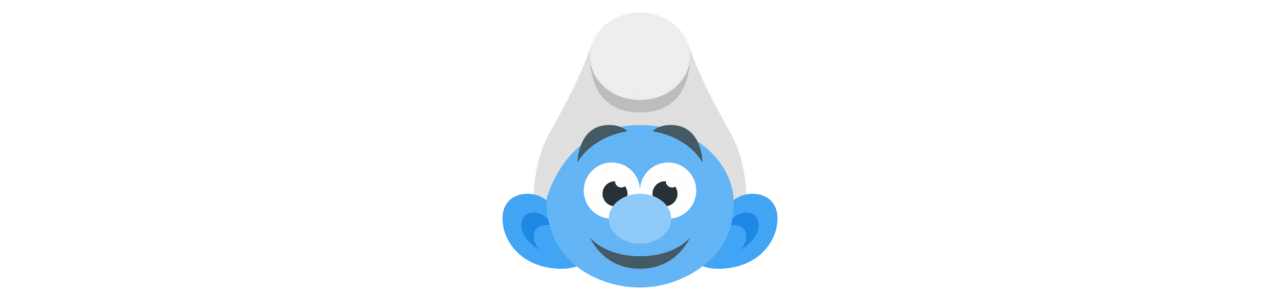 The Smurf mascots - Famous characters mascots -