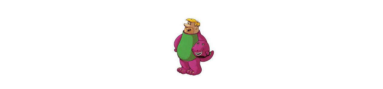 Barney maskotar - Berömda karaktärer maskotar -