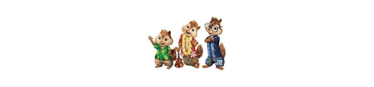 De Chipmunks-mascottes - Mascottes van beroemde