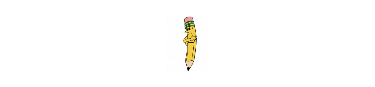 Bleistiftmaskottchen - Objektmaskottchen -