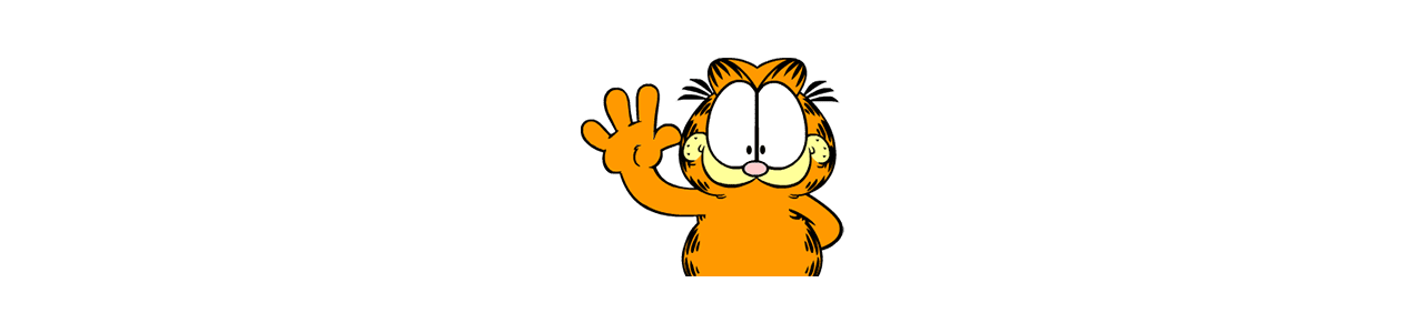 Garfield maskotar - Berömda karaktärer maskotar -