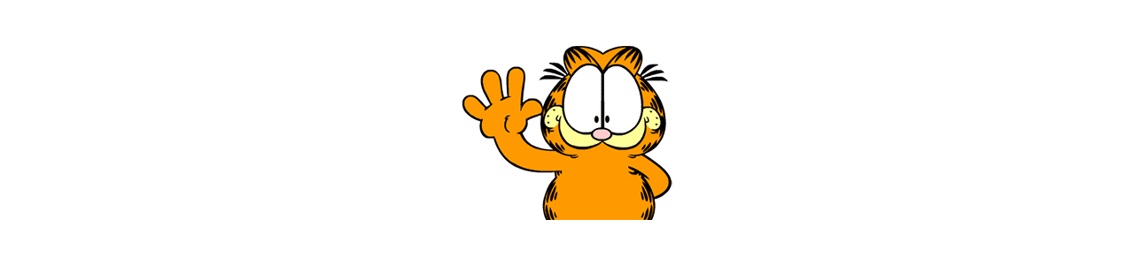 Mascotes garfield - Personagens famosos mascotes