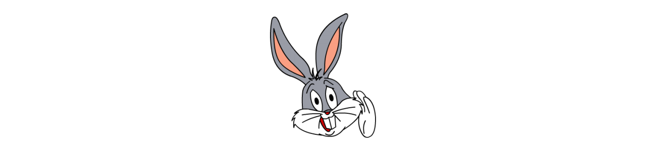 Bugs Bunny maskotar - Berömda karaktärer maskotar