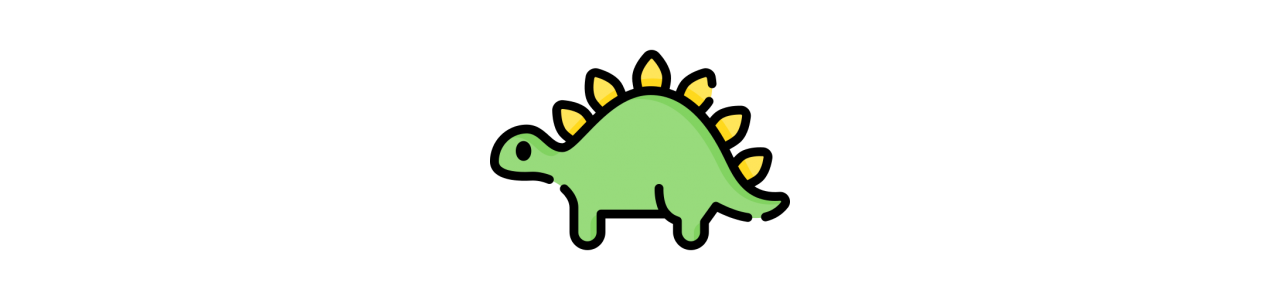 Dinosaur mascots - Missing animal mascots -