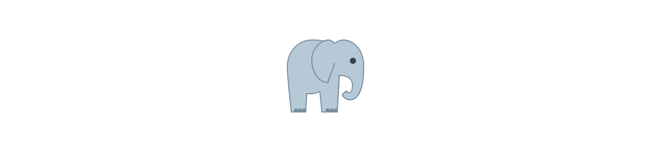 Mascotes elefante - Animais da selva - Mascotes