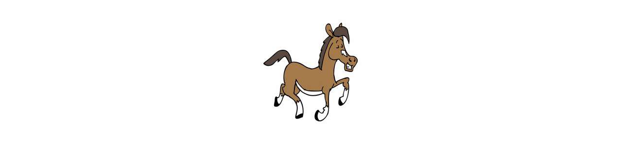 Hest maskotter - Bondegårdsdyr - Spotsound