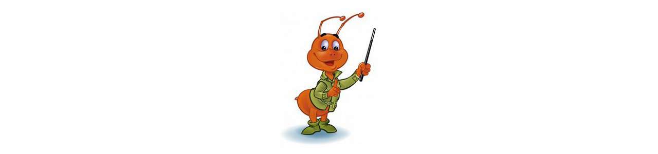 Insect mascottes - Bos dieren -
