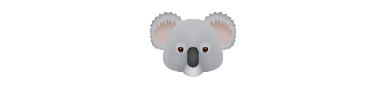 Mascotes coala - Animais da selva - Mascotes