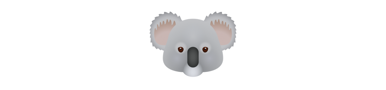 Mascottes Koala - Animaux de la jungle -