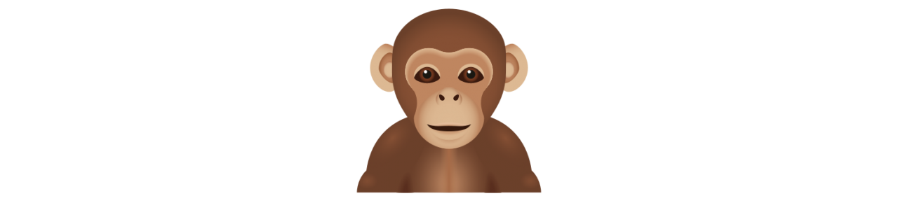 Mascottes Singe - Animaux de la jungle -