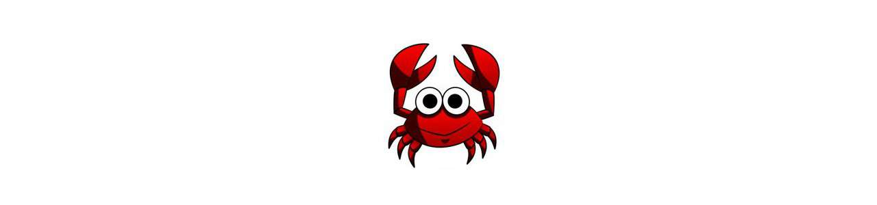 Krabbe maskotter - Mascottes de l'océan -