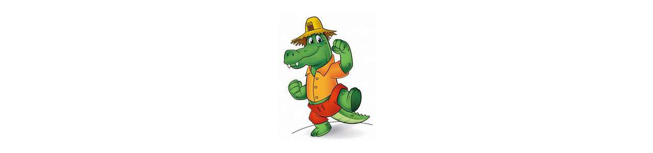 Mascotes crocodilo - Mascotes do oceano -