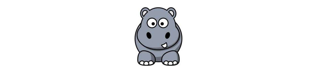 Hippopotamus mascots - Ocean mascots - Spotsound