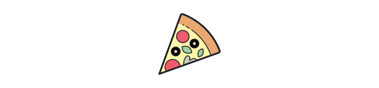 Pizza mascottes - Fast Food Mascottes -