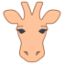 Mascotte della giraffa