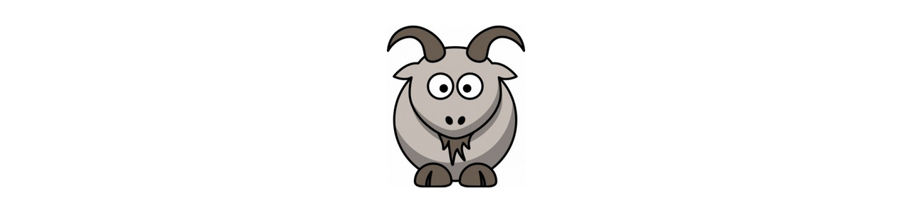 Goats and Goats Mascots - Farm animals -