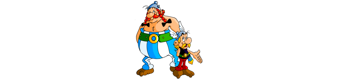 Asterix and Obelix mascots - Famous characters