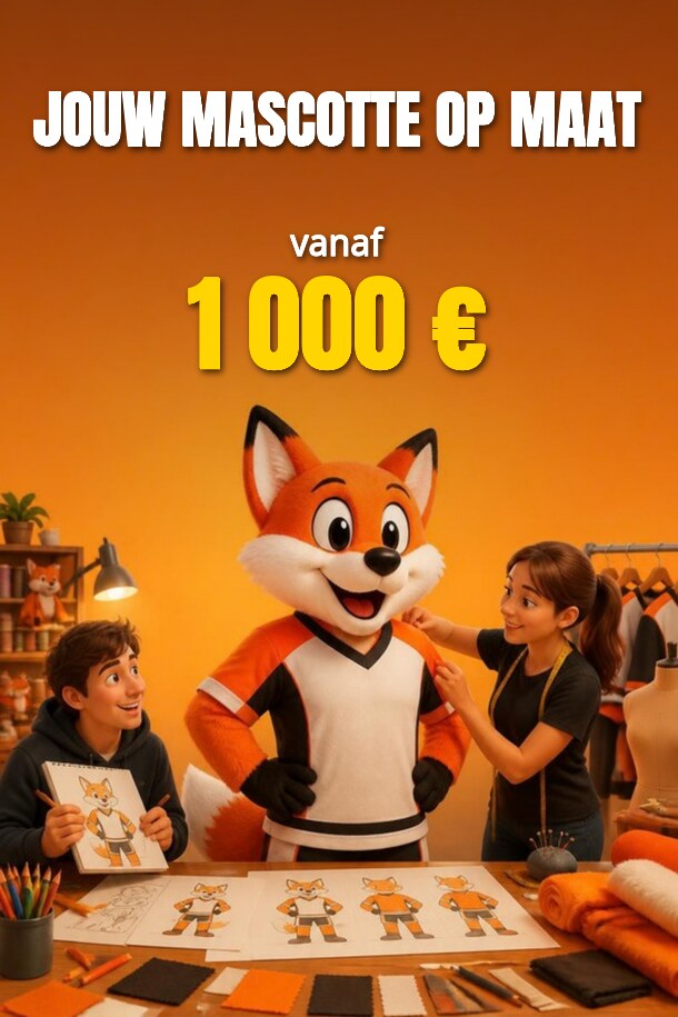 Jouw mascotte op maat – Offerte aanvragen