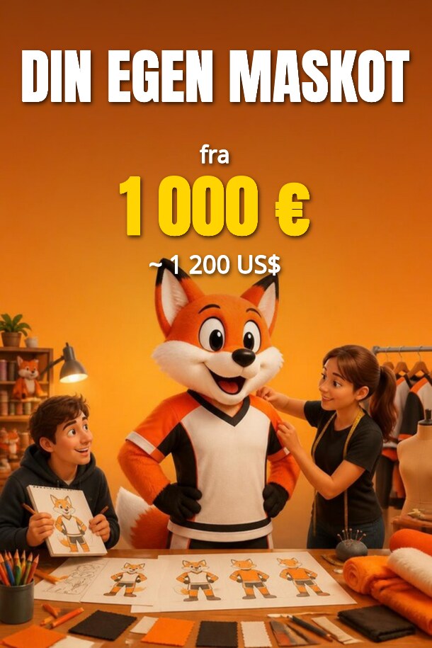 Din egen maskot – Be om tilbud