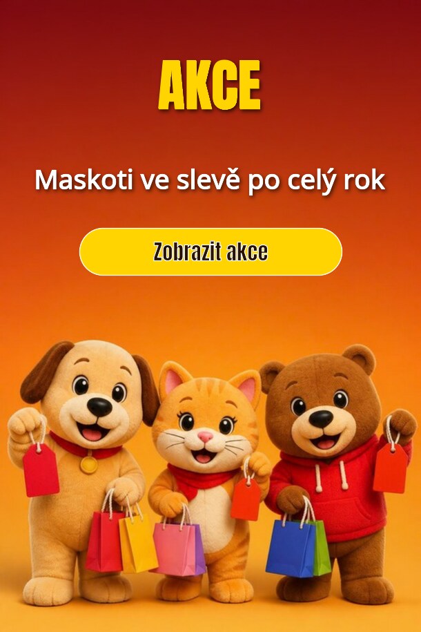 Akce – Maskoti ve slevě po celý rok