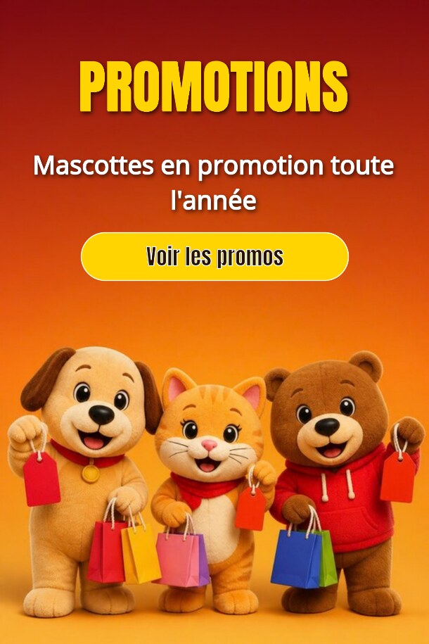 Promotions – Mascottes en promotion toute l'année