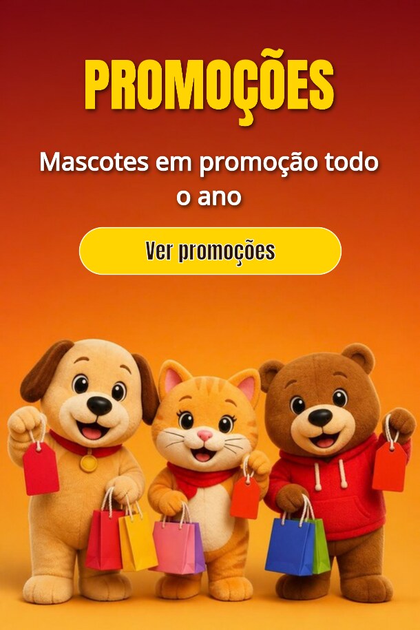 Promoções – Mascotes em promoção todo o ano