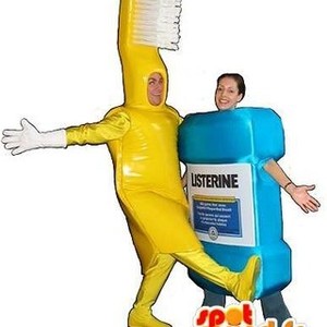 Mascotte du jour chez SPOTSOUND: Mascottes de brosse à dent jaune et de bain de bouche. Pack de 2 . Découvrez les mascottes @spotsound_mascots #mascotte #mascottes #marketing #costume #spotsound #personalisé #streetmarketing #guerillamarketing #publicité . Lien: https://www.spotsound.fr/fr/5676-mascottes-de-brosse-à-dent-jaune-et-de-bain-de-bouche-pack-de-2.html